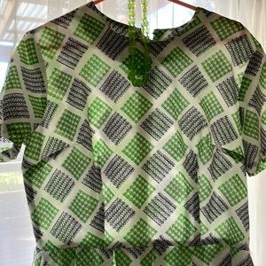 Original 50’s dress Suzy crepe candy staffers style 2201